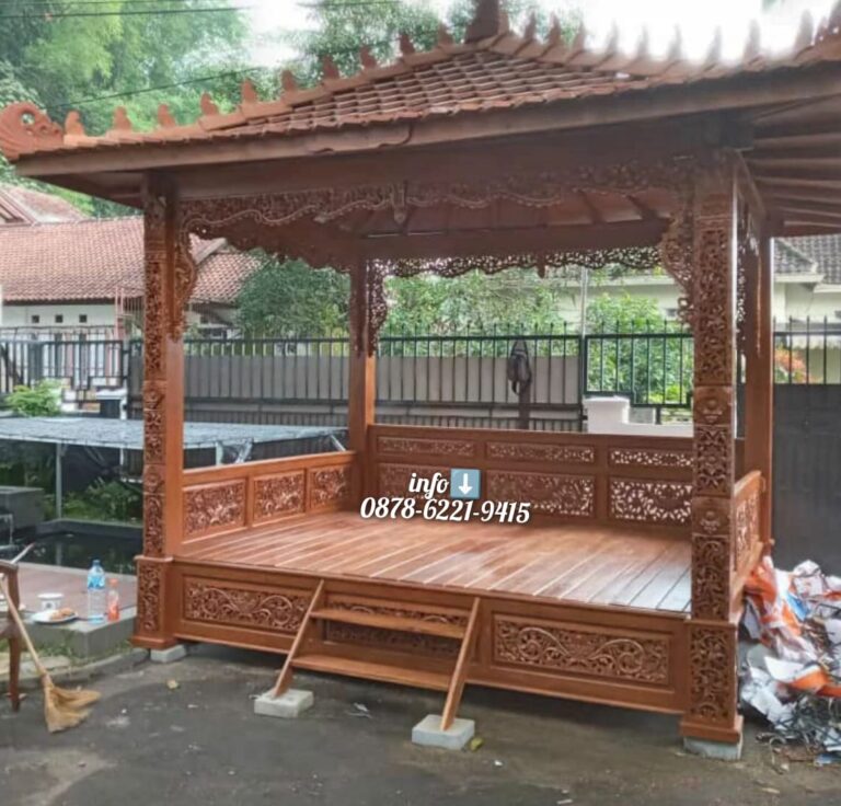 🌿 Jasa Pembuatan Saung & Gazebo di Bogor